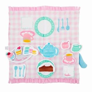 Mud Pie Girl’s Tea Party Book Toy Tea Set 13 Pieces